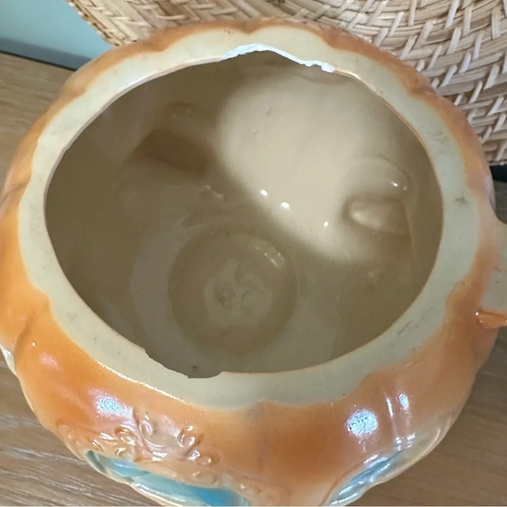 Vintage Brush W32 McCoy Cinderella Pumpkin Coach Ceramic Cookie Jar